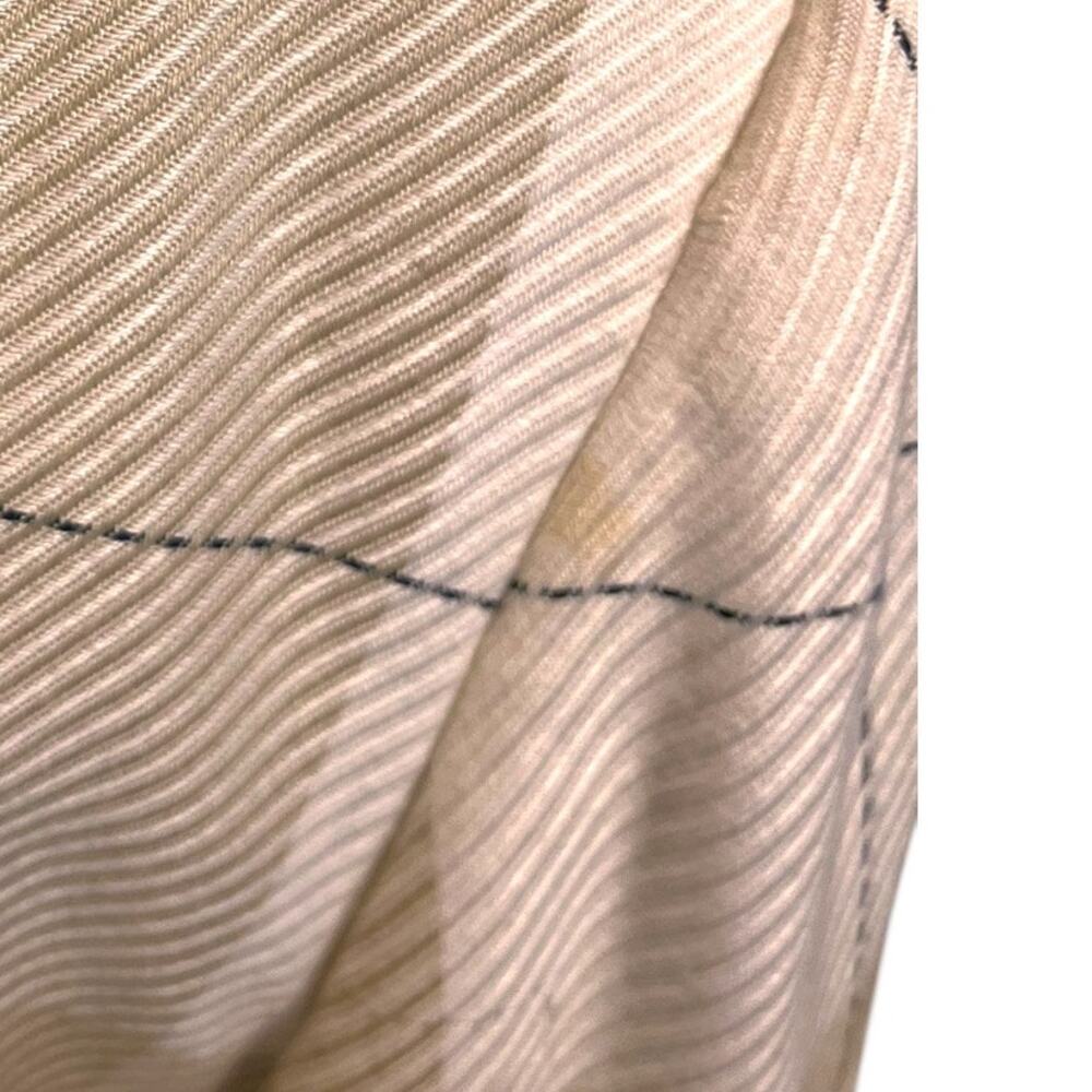 Vintage Womens Holiday Party Blazer Size 18/XL Worthington Beige Oversized - Picture 6 of 6